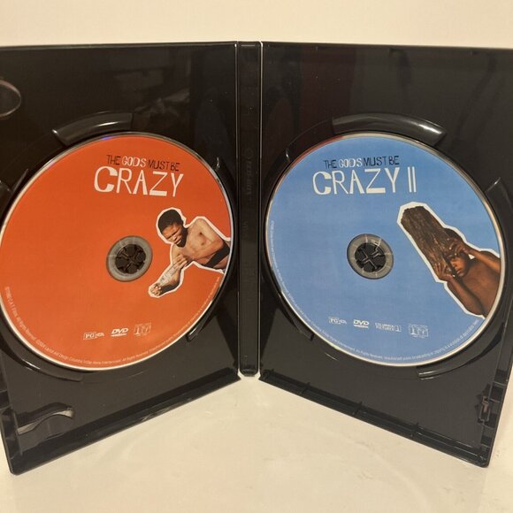 The Gods Must Be Crazy I & II Double Feature (DVD, 2 Disc Set) Tested Working - Picture 3 of 3